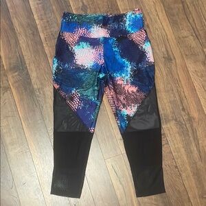 Colorful Abstract Print Leggings